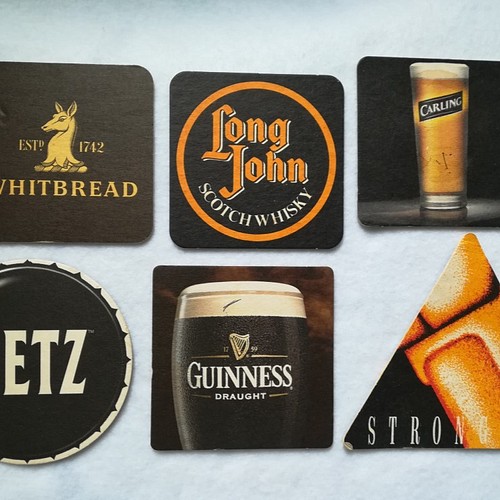 英国ヴィンテージ ビアマット Beer Mats コースター 6枚セット