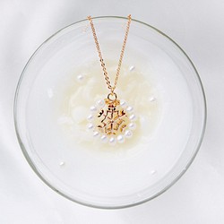 舞う雪の真珠のネックレス：F160169 ネックレス・ペンダント FANG輕