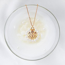 []舞う雪の真珠のネックレス：F160169 1枚目の画像