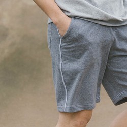 hao Gray Cotton Shorts 灰色純棉短褲 第1張的照片