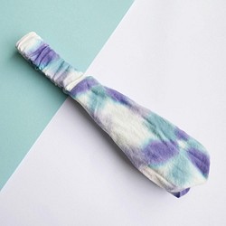 [紫影] 鬆緊 髮帶 手染 渲染 染色 手作 交換禮物 聖誕禮物 第1張的照片