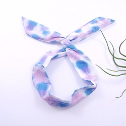 [Pink] Tie dye/handmade/Headband 1枚目の画像