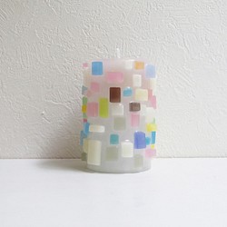 TOWN candle white (Mini) -Candle of city lights- 第1張的照片