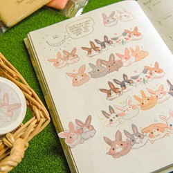 紙膠帶*糰子兔兔 第1張的照片