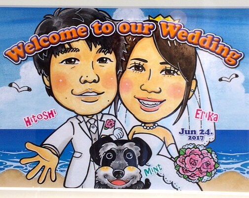 結婚式のウエルカムボード制作致します！