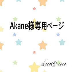 Akane様専用ページ 1枚目の画像