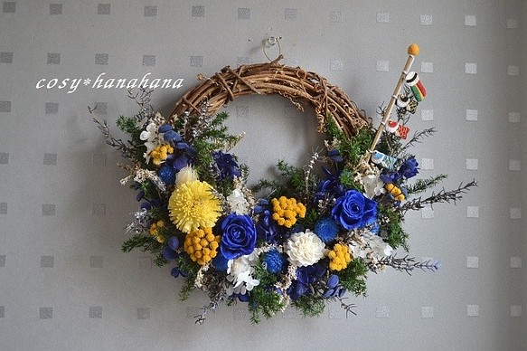 【こどもの日に】こいのぼり5月wreath 1枚目の画像