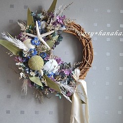 シェルの夏花wreath 1枚目の画像