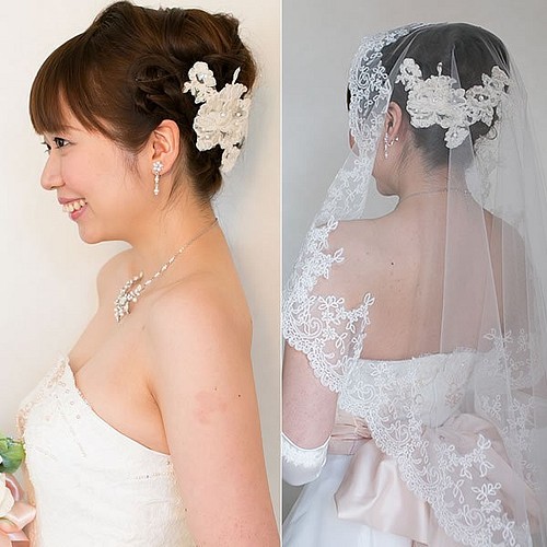 手作りキットヘッドドレス ルセーヌ 結婚式 披露宴 パーティー ヘッドドレス ウェディング てくまりんぼ 通販 Creema クリーマ ハンドメイド 手作り クラフト作品の販売サイト