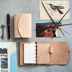 &quot;enko&quot; Micro 5 System Notebook Cover 鞣製皮革 Mini 5 Plann 第1張的照片