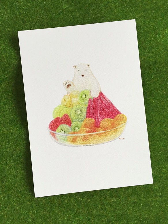 (24)水果冰－明信片(4張任意挑選) 第1張的照片