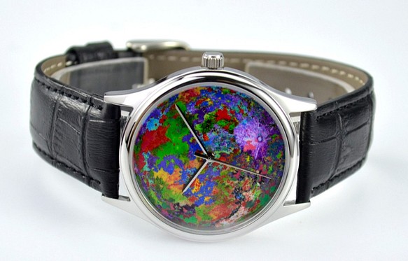 聖誕禮物 - 月球手錶 (彩色) - 男女兼用 - 全球免運 第1張的照片