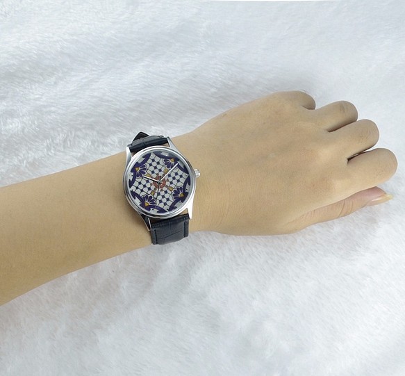 藝術磁磚花紋手錶 - 中性 -全球免運費 第1張的照片