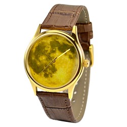 月球手錶 (金色) I 男女兼用 I 全球免運 第1張的照片