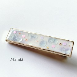 《Mami.t》  本物の紫陽花　クリップ 1枚目の画像