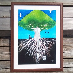 tree/sky and underground/sold 1枚目の画像