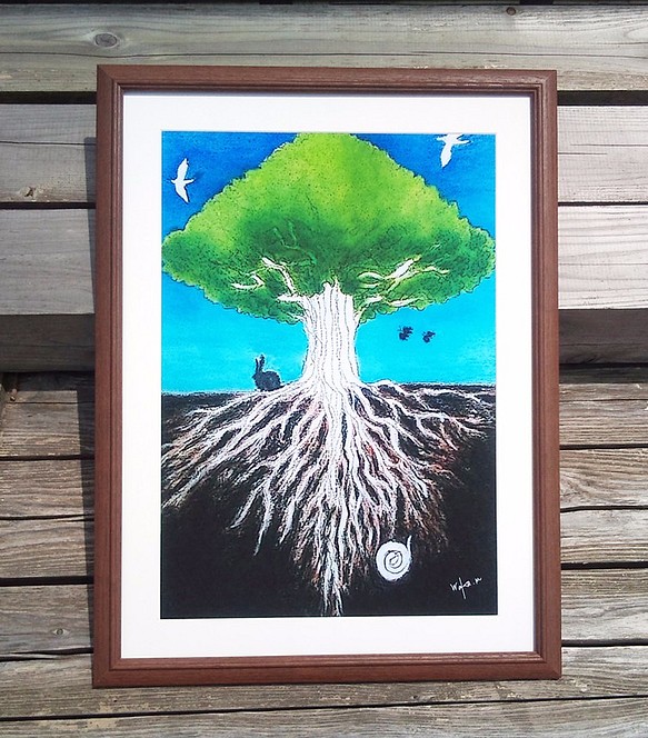 tree/sky and underground/sold 1枚目の画像