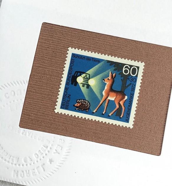 ☆おためし☆　ちいさなartmuseum　 germany　stamp　 1枚目の画像
