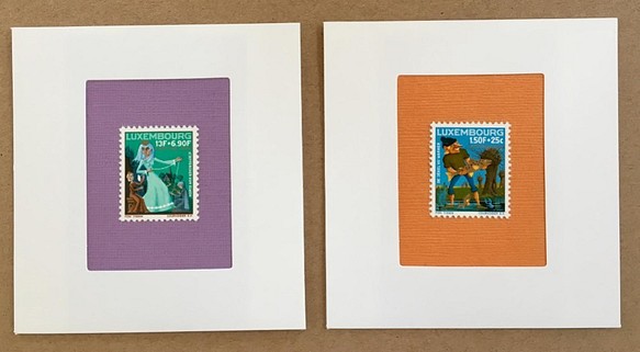 ちいさなartmuseum　Luxembourg　stamp　2set 1枚目の画像