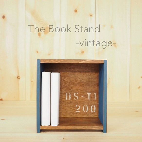 BOOKスタンド 200-vintage blue- 1枚目の画像
