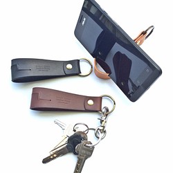八革(hachi-kawa Leatherworks) 手工皮件 手機座鑰匙圈 第1張的照片