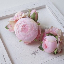 【Creema限定・Creema春の福袋2020】お花のブーケコサージュ～ピンク色～ 1枚目の画像