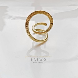 受注製作》Brass RYUSENリング 指輪・リング PREWO 通販｜Creema(クリーマ)