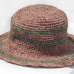 聖誕禮物 母親節禮物 情人節禮物 交換禮物 畢業禮物 手工編織棉麻帽 編織帽 漁夫帽 遮陽帽 草帽-摩洛哥撒哈拉沙漠色 第1張的照片