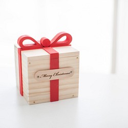 カスタマイズされたバレンタインデーのギフト誕生日ギフトログ手作りギフトボックス-カスタム名レタリング小 1枚目の画像