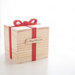 客製化情人節禮物生日禮物原木手作禮物盒 - 訂製姓名刻字  大款 第1張的照片
