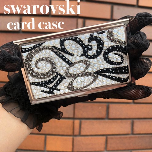 定番 名刺ケース カードケース SWAROVSKI(スワロフスキー) - 名刺入れ 