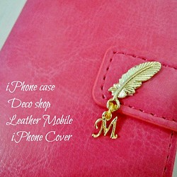 iPhone6 / 6S♡初始及羽毛筆記本型外殼年份粉紅 第1張的照片