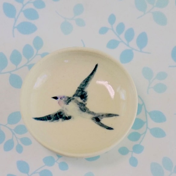 瓷豆盤“飛燕” 第1張的照片