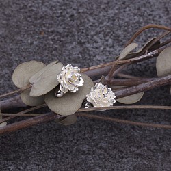 植物 櫻花 | 純銀耳環 夾式款 第1張的照片