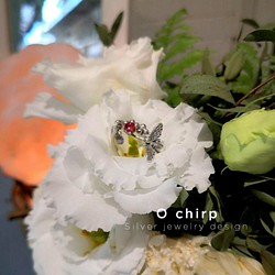 ･･❈ O Chirp ❈ ･･尋蜜花園 ｛天然石純銀戒指藍剛玉｝ 第1張的照片
