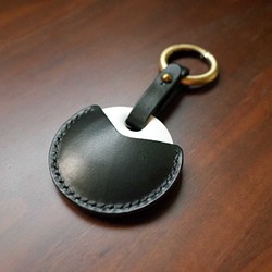 IPPI－GOGORO鑰匙皮套－標準版/GOGORO KEY CASE STANDARD－黑色 真皮／手工 第1張的照片