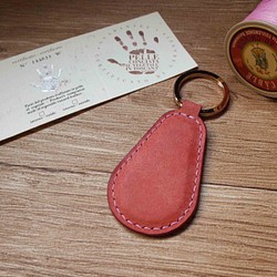 pueblo磨砂皮 悠遊卡晶片吊飾－鑰匙圈B款－粉紅色 第1張的照片