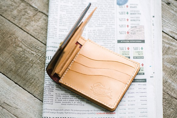 Italy Buttero Leather Wallet / Two Colors / Handmade