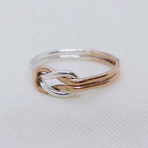 Simple knot（シルバー） 指輪・リング mz collection 通販｜Creema 
