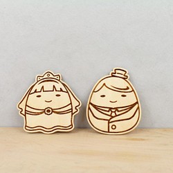 Wooden couple cards│Customized／Valentine’s Day ／Weddings｜ 1枚目の画像
