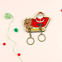 Key House．叮噹雪橇 │麋鹿／聖誕／鑰匙圈／交換禮物│ 第1張的照片