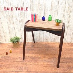 ◇昭和レトロ な カフェテーブル アンティーク調 サイドテーブル ナイトテーブル◇