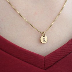 Horoscope sign-brass necklace-Leo 1枚目の画像