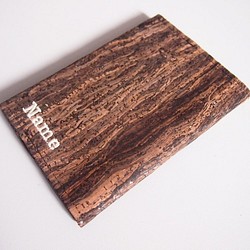 Paralife　カスタマイズ　オリジナルのコルク木目素材パスポートケース/パスポートカバーカバー/パスポートブック 1枚目の画像