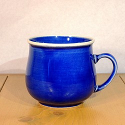 コバルトブルー　マグカップ 1枚目の画像