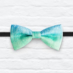 Style 0191 藍綠幻海 藍色 婚禮煲呔 領結 髮飾 寵物頸圈 項錬 第1張的照片