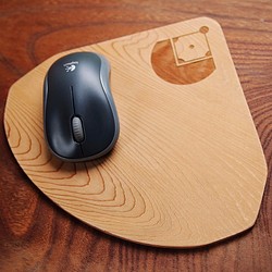 | 木樂館∥原木棒球場滑鼠墊 Wooden Mousepad 第1張的照片
