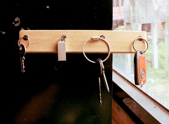 | 木樂館∥磁鐵鑰匙收納架L Wooden Key Holder 第1張的照片