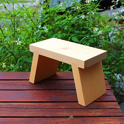 | 木樂館∥原木小板凳 Wooden Bench 第1張的照片