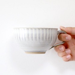 スープカップ(白釉) 小石原焼 圭秀窯 1枚目の画像